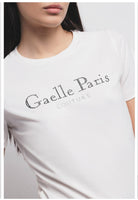 GAELLE PARIS T-Shirt Mezza Manica In Bielastico 
 GAABW01278 OFF White