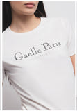 GAELLE PARIS T-Shirt Mezza Manica In Bielastico 
 GAABW01278 OFF White