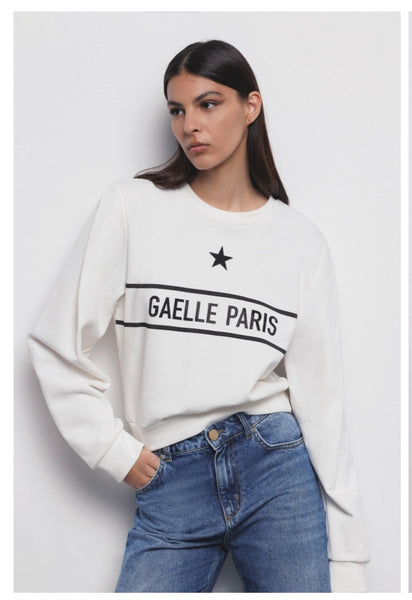 GAELLE PARIS Felpa Paricollo  
GAABW01279 Off White