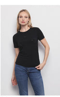 GAELLE PARIS T-Shirt Mezza Manica In Jersey 
 GAABW01280 Nero