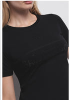 GAELLE PARIS T-Shirt Mezza Manica In Jersey 
 GAABW01280 Nero