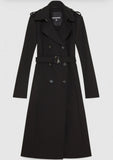 PATRIZIA PEPE Trench con fibbia in nylon bielastico 8O0137_A2AW_K103