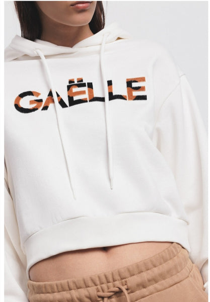 GAELLE PARIS  
Felpa Cropped Off White  GAABW01283