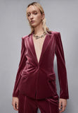 PATRIZIA PEPE Giacca in velluto "Essential" 2S1500_J230_M511