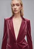 PATRIZIA PEPE Giacca in velluto "Essential" 2S1500_J230_M511