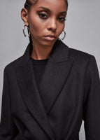 PATRIZIA PEPE  Cappotto con cintura in panno "Essential"  2O0167_A171_K103