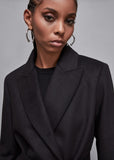 PATRIZIA PEPE  Cappotto con cintura in panno "Essential"  2O0167_A171_K103