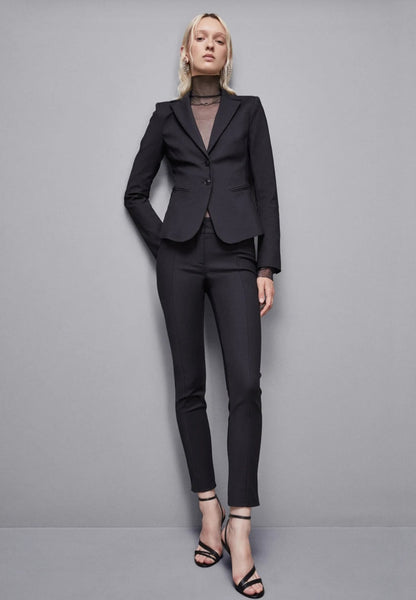 PATRIZIA PEPE  PANTALONE SLIM ALLA CAVIGLIA CPA368/AQ39-K103 NERO