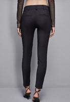 PATRIZIA PEPE  PANTALONE SLIM ALLA CAVIGLIA CPA368/AQ39-K103 NERO