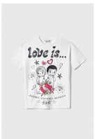 GAELLE PARIS TSHIRT  GAABW06013  T-shirt in jersey paricollo vestibilità Over• Bianco