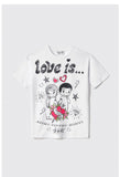 GAELLE PARIS TSHIRT  GAABW06013  T-shirt in jersey paricollo vestibilità Over• Bianco