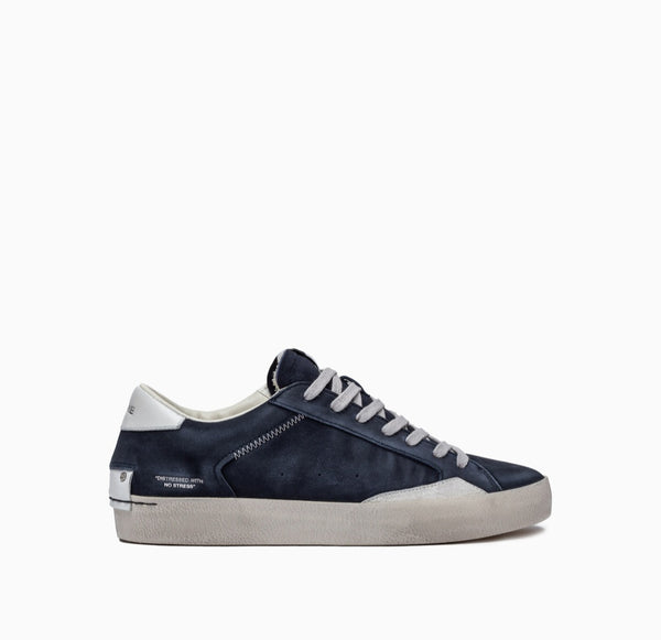 CRIME LONDON SNEAKERS DISTRESSED INDIGO FADE Art.14007