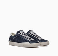 CRIME LONDON SNEAKERS DISTRESSED INDIGO FADE Art.14007