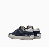 CRIME LONDON SNEAKERS DISTRESSED INDIGO FADE Art.14007