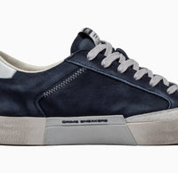 CRIME LONDON SNEAKERS DISTRESSED INDIGO FADE Art.14007