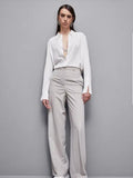 PATRIZIA PEPE Camicia  maniche lunghe in crepe Essential 8C0728_A8I1_W146
