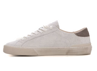 D.A.T.E. SNEAKERS UOMO HILL LOW SUEDE WHITE