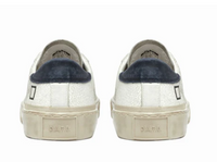 D.A.T.E. SNEAKERS UOMO HILL LOW USED WHITE BLUE