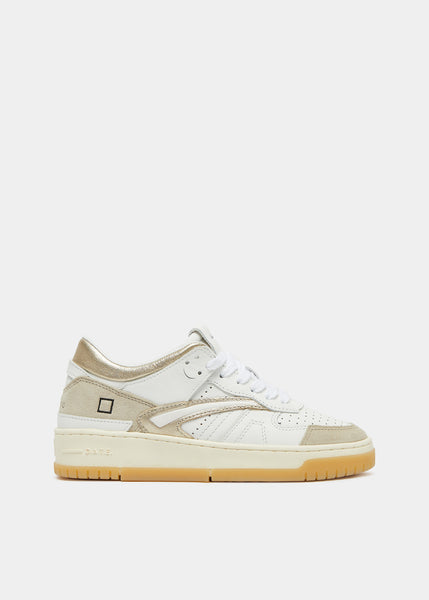 D.A.T.E. SNEAKERS DONNA TORNEO CLASSIC WHITE PLATINUM