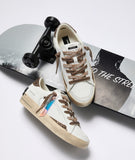 CRIME LONDON DONNA  SK8 DELUXE ALMOND DRIZZLE art.23104