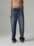 GAELLE PARIS            Jeans baloon fit con salpa logata sul retro GAABW11462