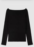 PATRIZIA PEPE Maglia morbida con scollo ampio2K0346_K215_K103