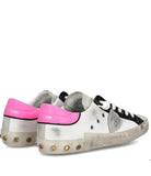 PHILIPPE MODEL   SNEAKERS DONNA Prsx  Bianco Grigio Rosa PRLD VG05