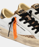 CRIME LONDON DONNA SK8 DELUXE WEDGE GOLDEN ARMY  art.23152