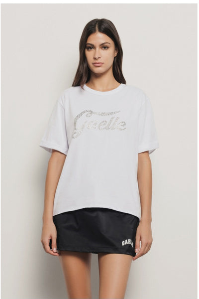 GAELLE PARIS T-shirt paricollo con dettaglio apertura sul retro  GAABW04586