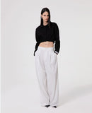 HINNOMINATE Camicia Corta Con Elastico Al Fondo E Polso Alto Rigirato • Nero  HMABW02584