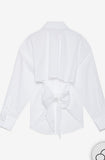 OTTOD'AME Camicia con nodo PCH_DC5244_1948 bianco