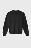 GAELLE PARIS Pullover Cropped In Maglieria Con Logo Lurex • Nero  GAABW07114
