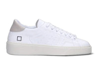 D.A.T.E. SNEAKERS UOMO LEVANTE CALF WHITE GRAY