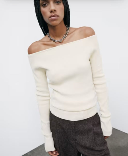 PATRIZIA PEPE Maglia morbida con scollo ampio2K0346_K215_W405