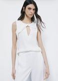 PATRIZIA PEPE Blusa con torchon 2M4538_J424_W146