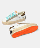 CRIME LONDON DONNA DISTRESSED PLATFORM TROPICAL GOLD 29053