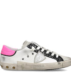 PHILIPPE MODEL   SNEAKERS DONNA Prsx  Bianco Grigio Rosa PRLD VG05