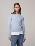 HINNOMINATE          Maglia paricollo con ricamo HMABW03030