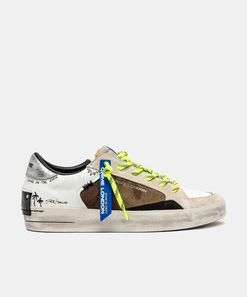 CRIME LONDON SNEAKER UOMO SK8 DELUXE JET CAMO ART 11100