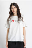 GAELLE PARIS T-Shirt In Jersey Girocollo Mezza Manica Con Stampa • Off White GAABW07767