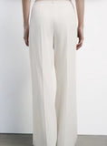 PATRIZIA PEPE Pantaloni "ESSENTIAL" fluidi 2P1725_A498_W405 wooly white