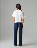 GAELLE PARIS  T-shirt in jesey paricollo mezza manica con applicazione logo davanti GAABW11314