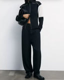 PATRIZIA PEPE Pantaloni oversize con pieghe 2P1713_A454_K103