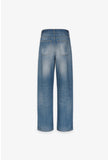 GAELLE PARIS PANTALONE BOY IN DENIM CON MOSCHETTONE GIOIELLO GAABW09510
