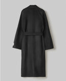 HINNOMINATE Cappotto In Panno Accappatoio Con Cintura HMABW02290 nero