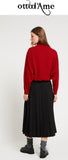 OTTOD'AME Gonna kilt a pieghe KEO_DN6271_1920 nero