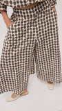 OTTOD'AME Pantaloni culotte ampi LTC_DP0053_2102 latte