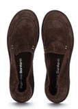 PATRIZIA BONFANTI MOCASSINO COLLEGE SUEDE NOA NATURAL CHOCO