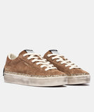 CRIME LONDON DONNA DISTRESSED PLATFORM TOFFEE MOCHA art.23054