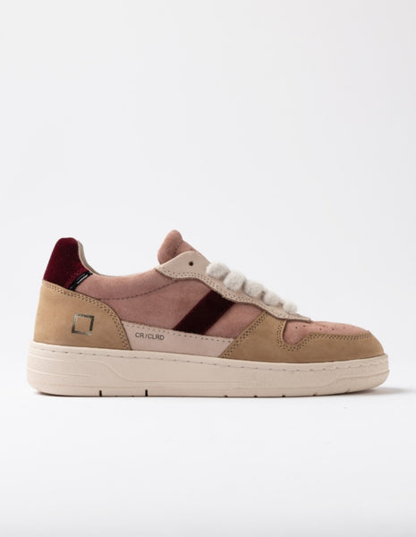 D.A.T.E. SNEAKERS DONNA COURT 2.0 COLORED ROSE